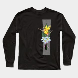 Flower Bouquet - Strelizia - Frangipani - Africa Long Sleeve T-Shirt